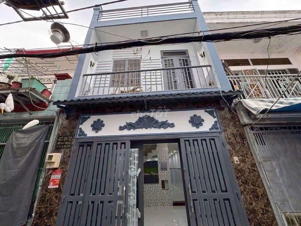 quang trung p10, gần uy ban, 55m2 sổ hồng riêng, hoàn công đủ