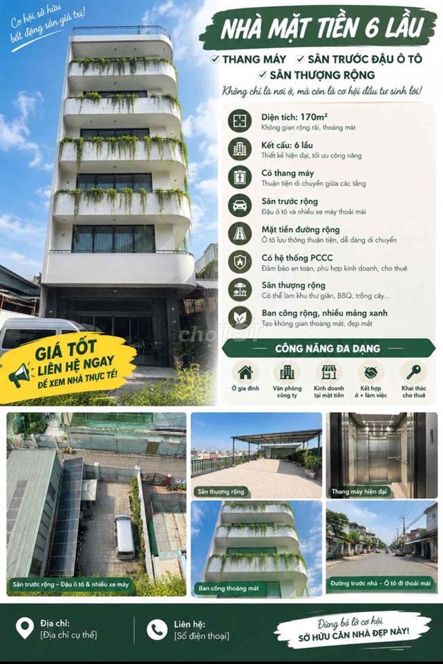 cần bán căn nhà 6 tầng ở Binh Dương Cũ