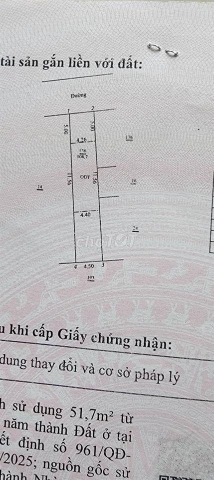 BÁN ĐẤT MẶT TIỀN ĐƯỜNG LÝ CHÍNH THẮNG – PLEIKU**