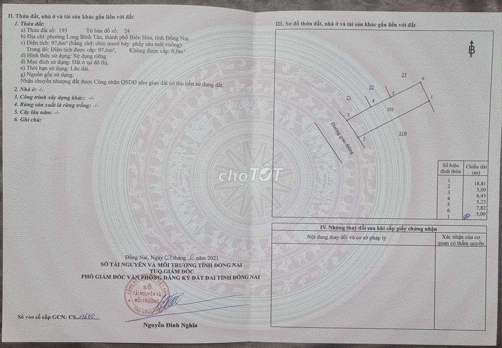 Bán Đất Thổ Cư Có Nhà + Nội Thất, Gần Siêu Thị BigC, Giá Thương Lượng.