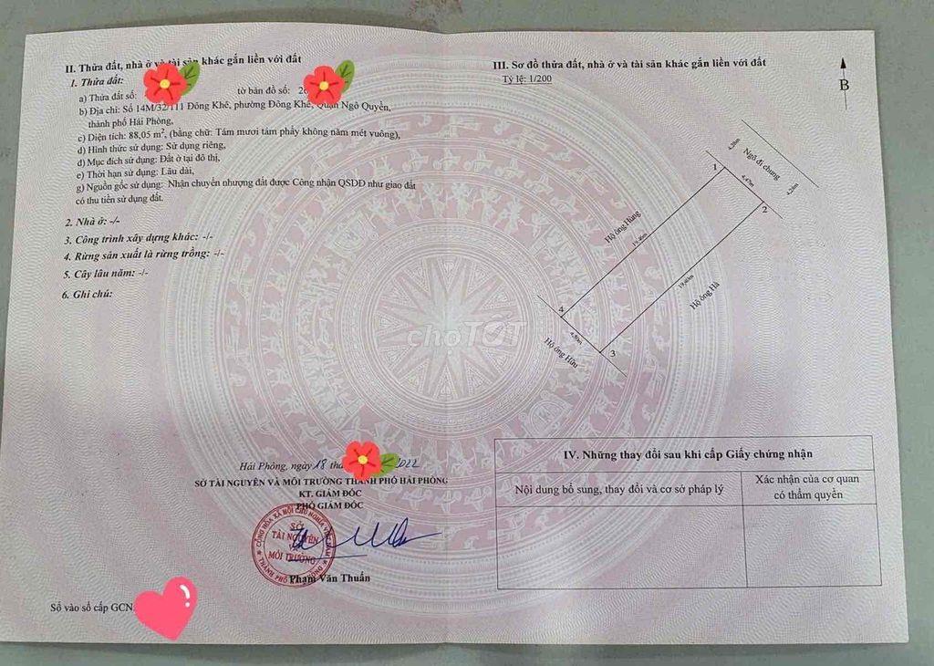 bán nhà 32/111 Đông Khê