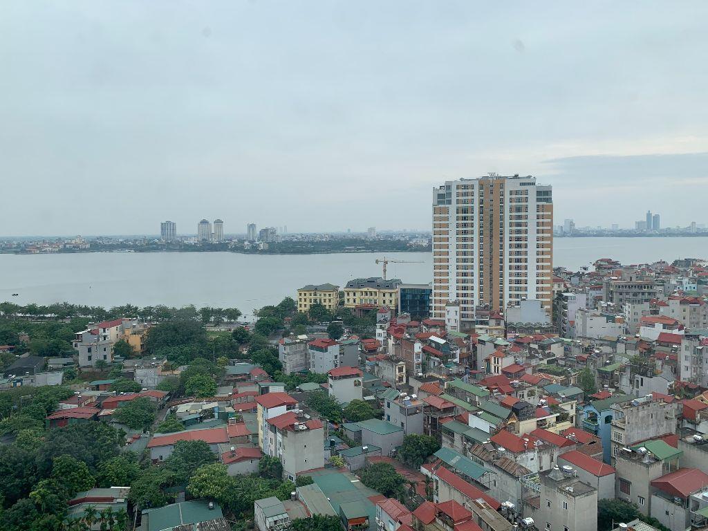 Bán căn hộ chung cư Tây Hồ Residence căn góc 108m 3pn full đồ có slot ô tô và view Hồ Tây