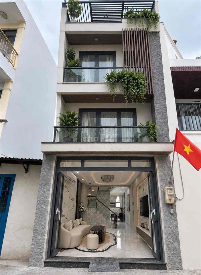 (BÌNH TÂN) NHÀ GẦN AEON TÂN PHÚ-4 TẦNG-HXH THÔNG - 60M2- GIÁ NHỈNH 5.x