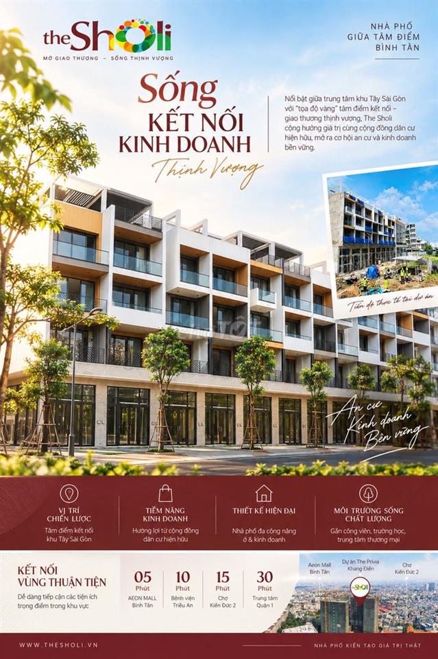 🏡 THE SHOLI – NHÀ PHỐ GIỮA TÂM ĐIỂM KẾT NỐI KHU TÂY SÀI GÒN