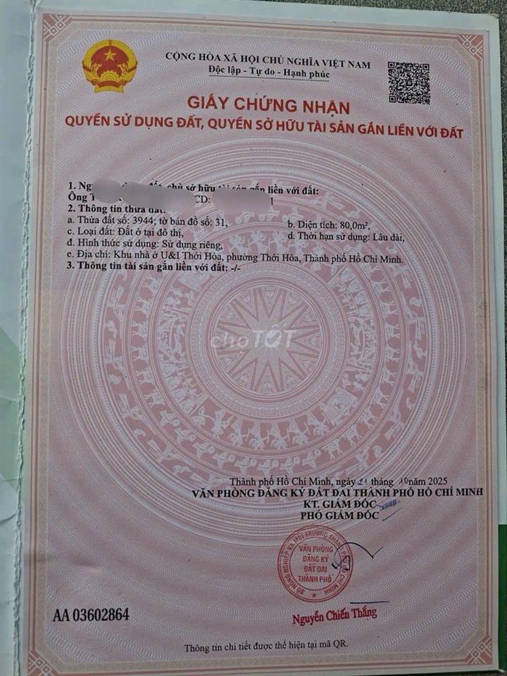 Ngộp bank cần ra gấp lô đất, ngay bến cát
