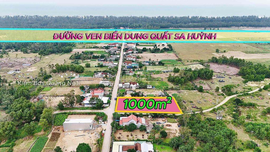 BÁN LÔ ĐẤT BIỂN ĐỨC MINH 1000M NẰM TRÊN TRỤC CHÍNH GẦN ĐƯỜNG VEN BIỂN