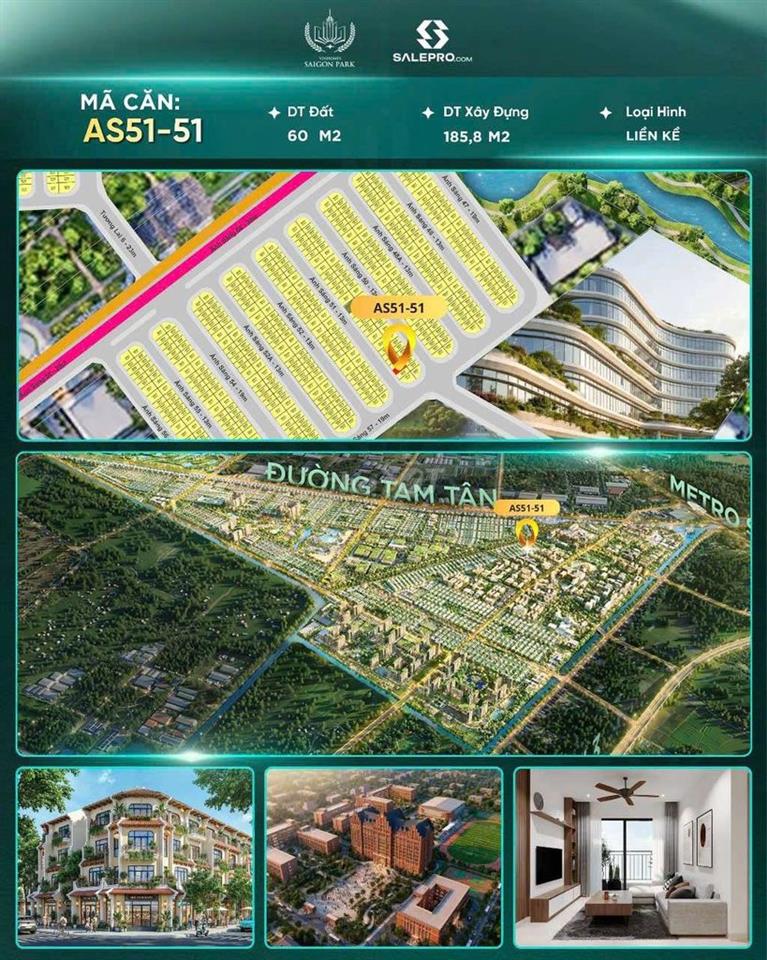 Kính gửi Anh/Chị : 🔹 Mã căn: AS51-51 🔹 Diện tích đất: 60 m²