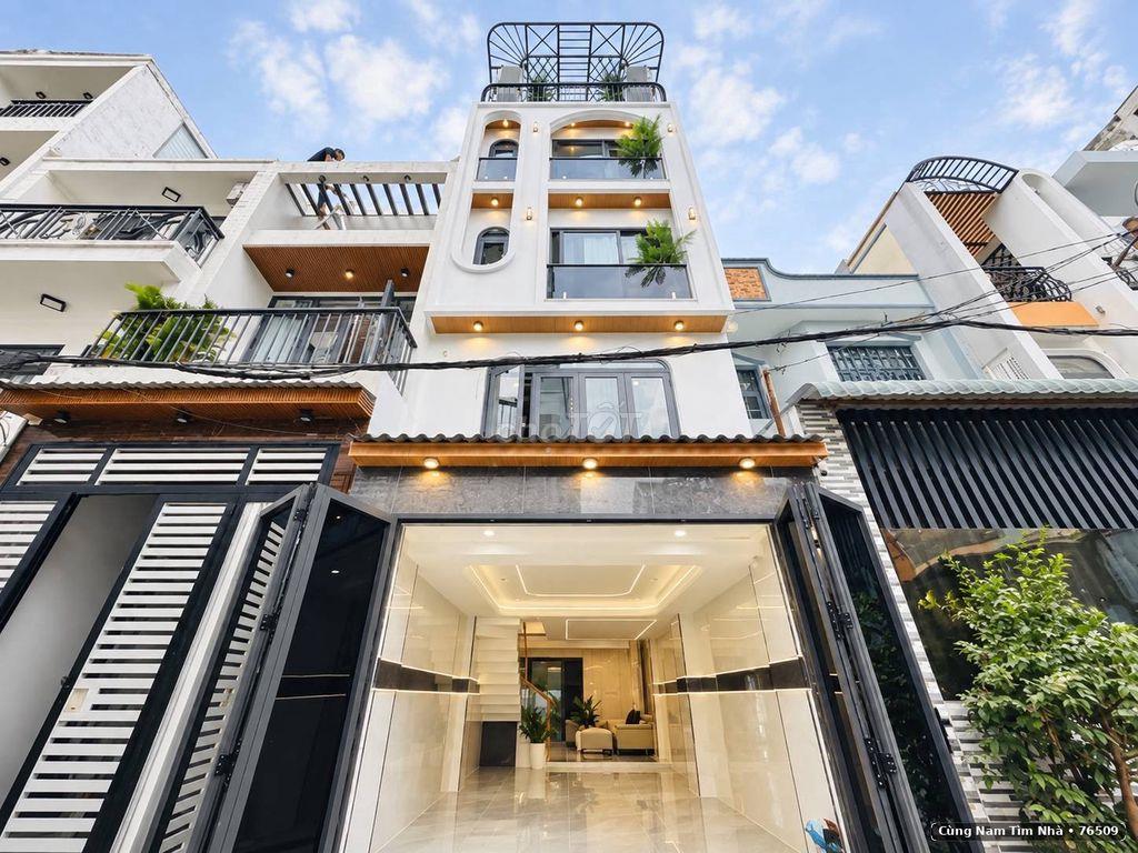Nhà phố hẻm xe hơi Nguyễn Văn Khối Gò Vấp – 56m², 5 tầng, gara, 4PN