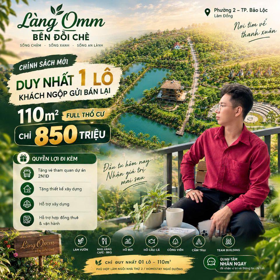 LÀNG OMM BÊN ĐỒI CHÈ | CHỈ 01 LÔ GỬI BÁN LẠI