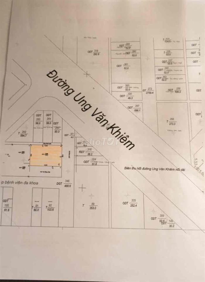 BÁN NỀN ĐƯỜNG NHÁNH UNG VĂN KHIÊM