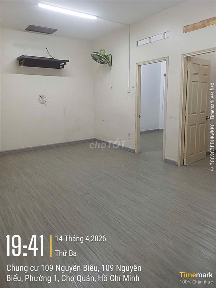 Chung cư 109 Nguyễn Biểu 61m2 2Pn Căn góc