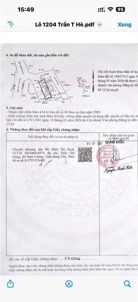 Hạ Giá Bán Rẻ Lô Đất NGuyễn Ảnh Thủ Q12