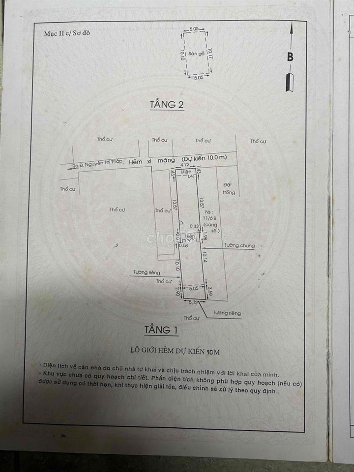 bán nhà hẻm 156 Nguyễn thị thập