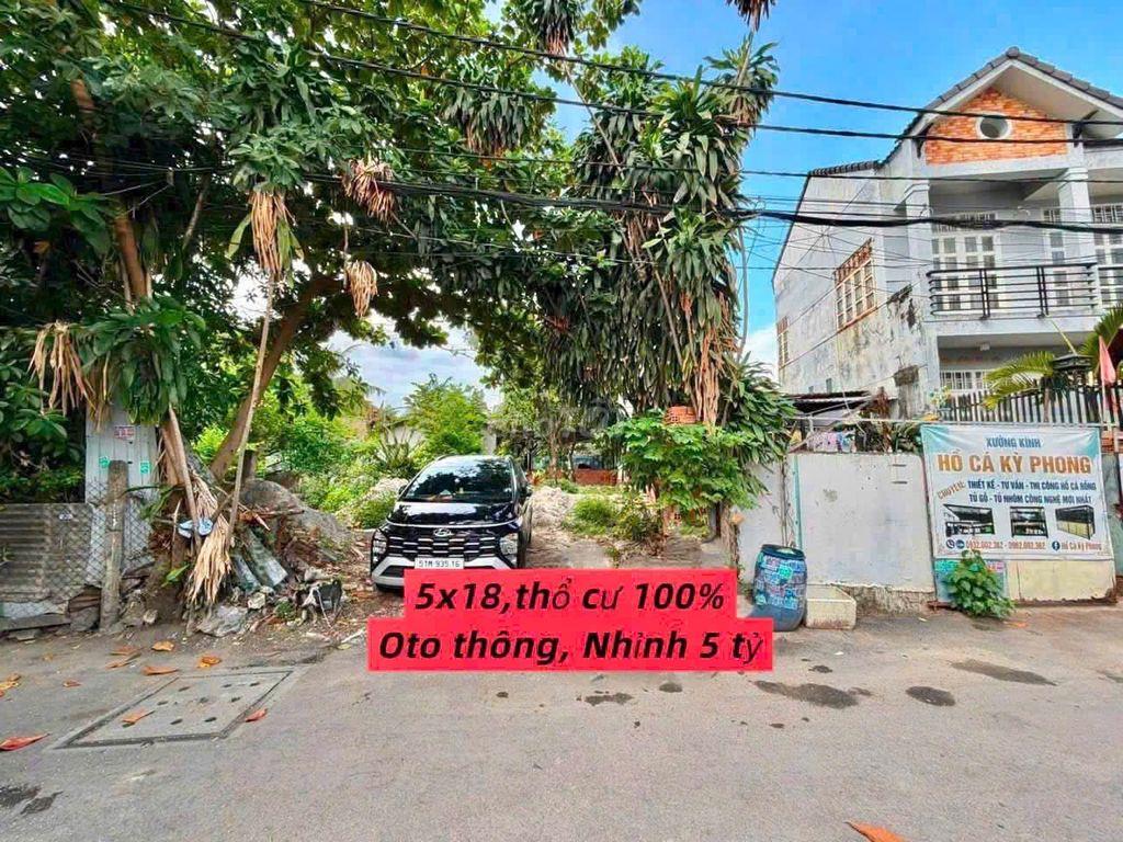 ĐẤT THỔ CƯ 91M2 GẦN PHẠM VĂN ĐỒNG - GẦN TRUNG TÂM SG - KHÔNG QUY HOẠCH