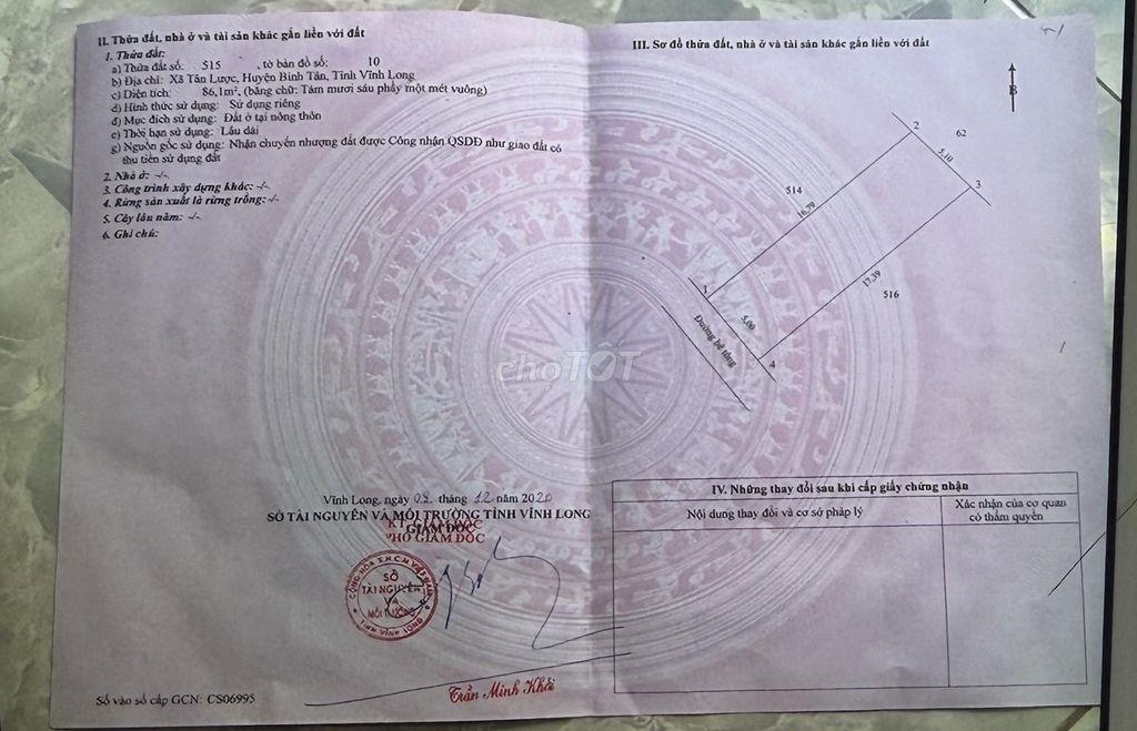 Bán đất chính chủ