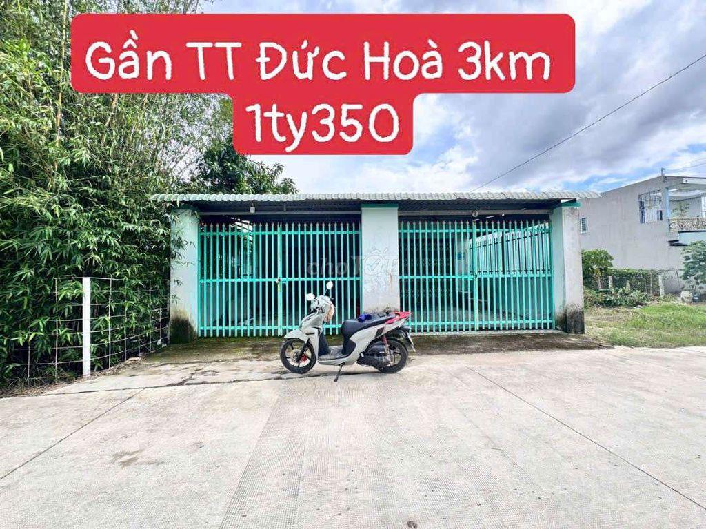 NHÀ RẺ 1ty350 GẦN TRUNG TÂM ĐỨC HOÀ