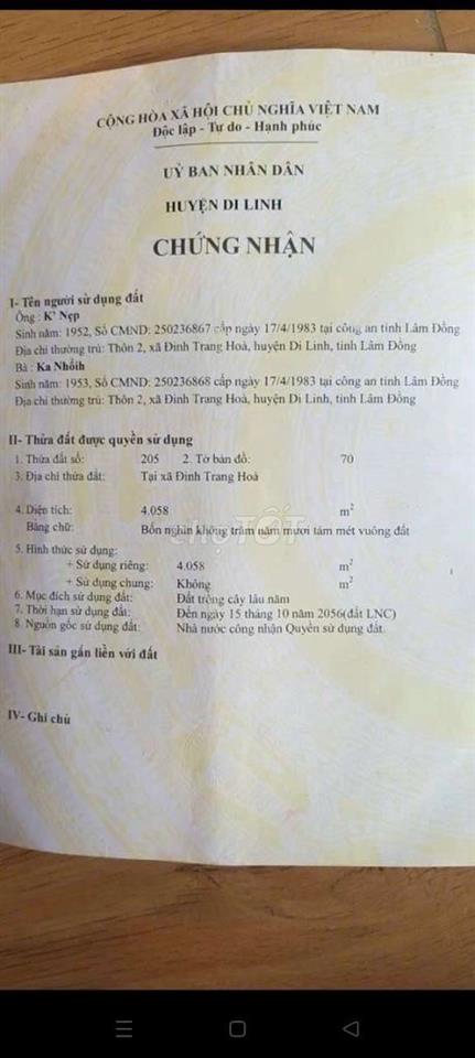 Đất Mặt Tiền 2 SỔ 10000M2