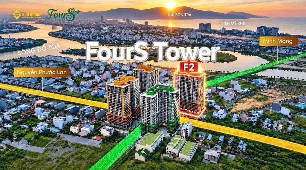 ĐỘC QUYỀN - FOURS TOWER - F2-17- căn 25 Studio view sông (full cơ chế)