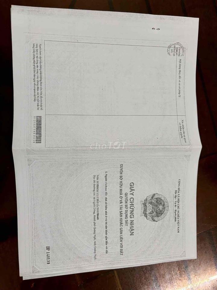 BÁN NHÀ NGHĨA DÕNG QUẢNG NGÃI