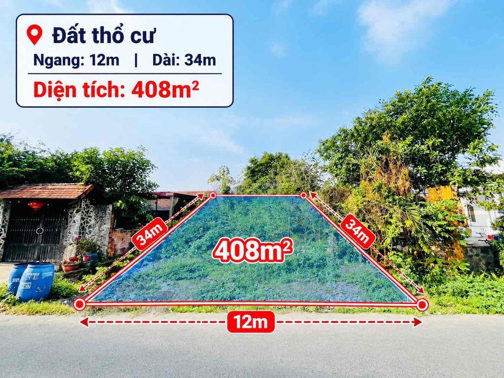 CHỦ NGỘP CẦN BÁN NHANH ĐẤT 408,5M² GẦN CHỢ VIỆT KIỀU, CỦ CHI