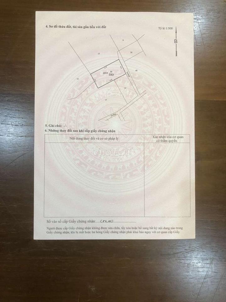 cần bán lô đất.ONT.