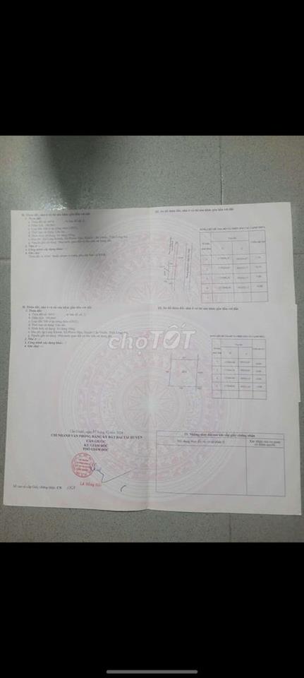 bán 637m đất mặt tiền 28x23 thổ cư 300m