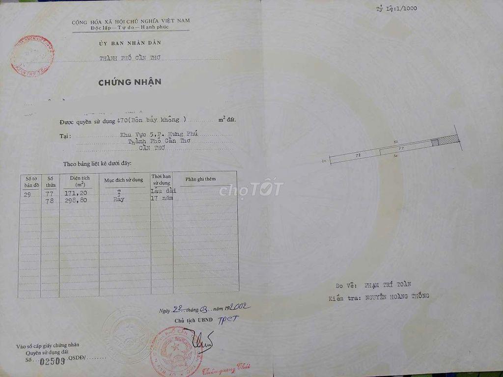 CẦN TIỀN BÁN GẤP