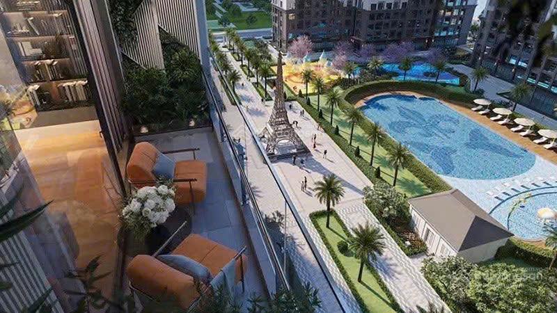 Chưa từng có căn 2n+1 góc giá 57 triệu/m2 tầng trung 77,1m2 thông thủy chỉ 4,4 tỷ tại the paris