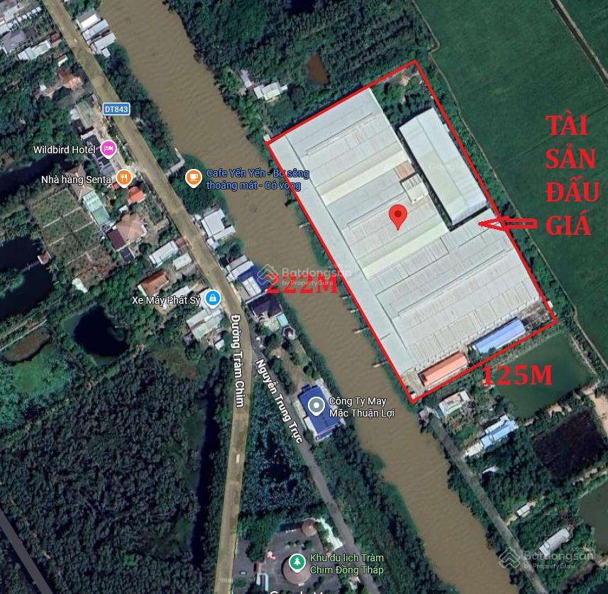 Ngân hàng thanh lý kho, nhà xưởngmáy móc sản xuất gạo tại thị trấn tràm chim, tam nông, đồng tháp