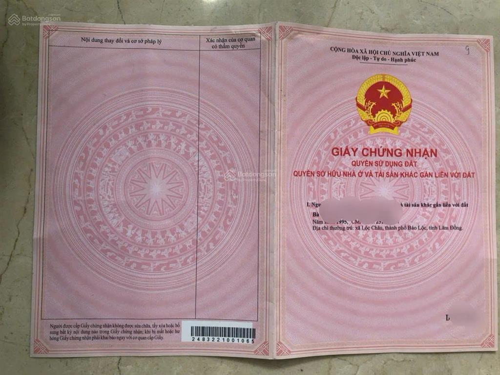 Chính chủ bán nhanh lô đất 516m2 siêu đẹp tại bảo lộc view hồ ông dụ giá bán 3,2 tỷ (tl)