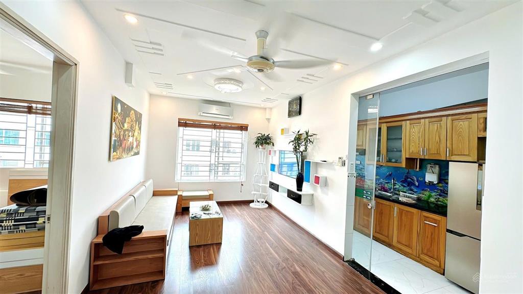 Bán chung cư 58m 2n1vs tầng 5 khu d đủ nội thất mới đẹp giá tốt kđt đặng xá thuận an hn