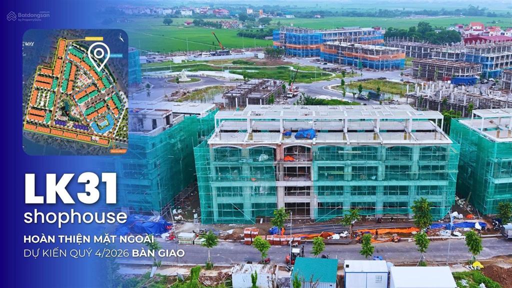 Shophouse 90m2 the gateway city ân thi bàn giao 5 tầng, nhận nhà quý 4/2026. giá 5tỷ8 cả nhà và đất