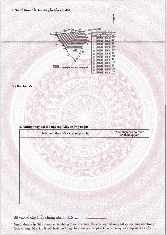 Bán đất tại xã khánh nam, 7,6 tỷ, 3552 m2, mặt tiền 33m