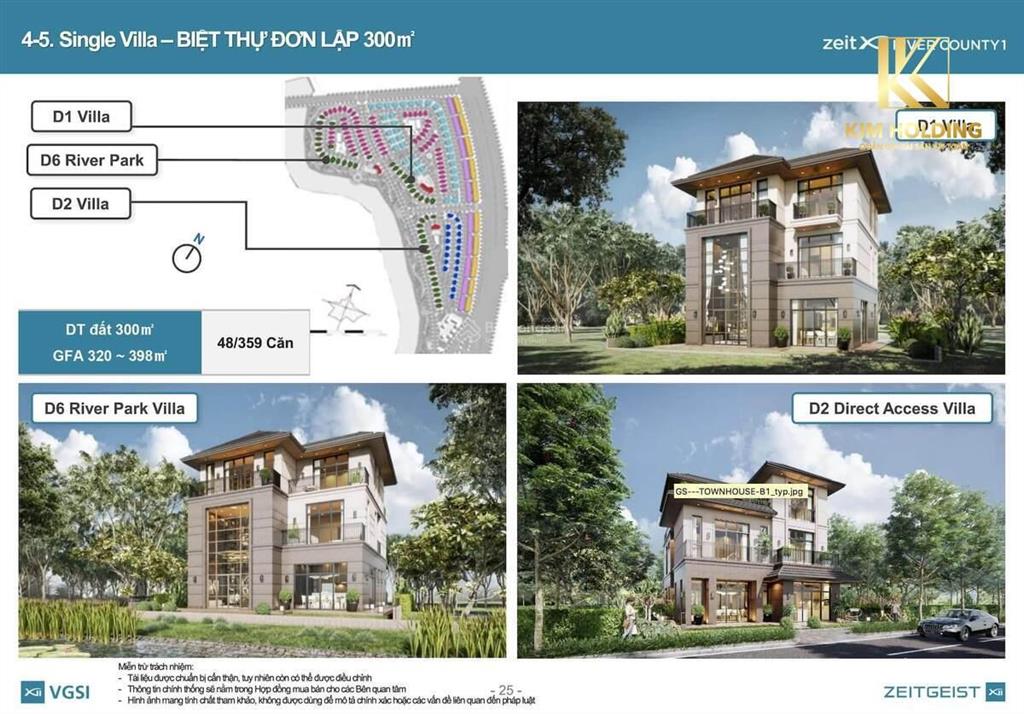 Căn biệt thự 300m2, loại c1 (2 mặt tiền view sông) giá tốt, sổ hồng, nhận nhà ngay