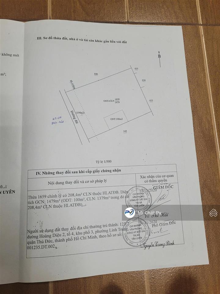 Bán đất mặt tiền khánh bình 06 (2163m2 (ngang 51m) 900m2 thổ cư