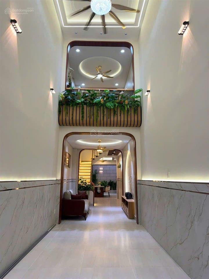 Bán nhà xây mới 3 tầng nguyễn văn luông vòng xoay phú lâm (dt 75m²) hẻm 5 mét thông thoáng shr 7