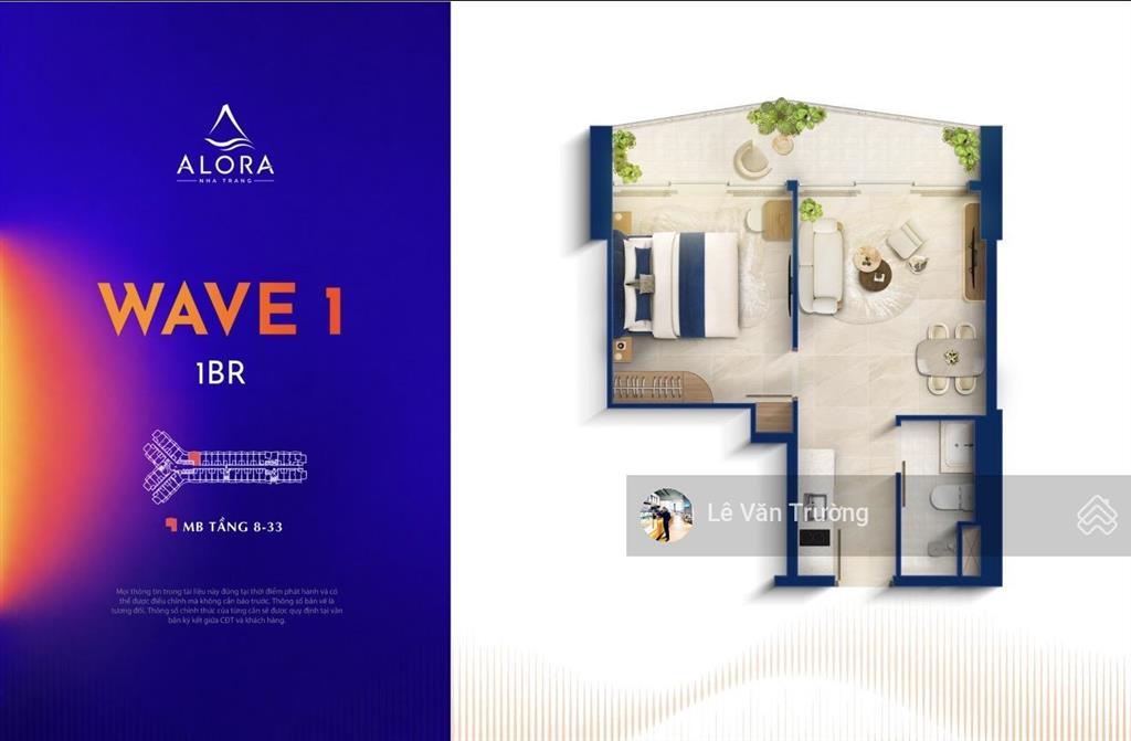 Căn 1pn tại vega alora phường bắc nha trang, giá tốt sớm tiết kiệm 163tr