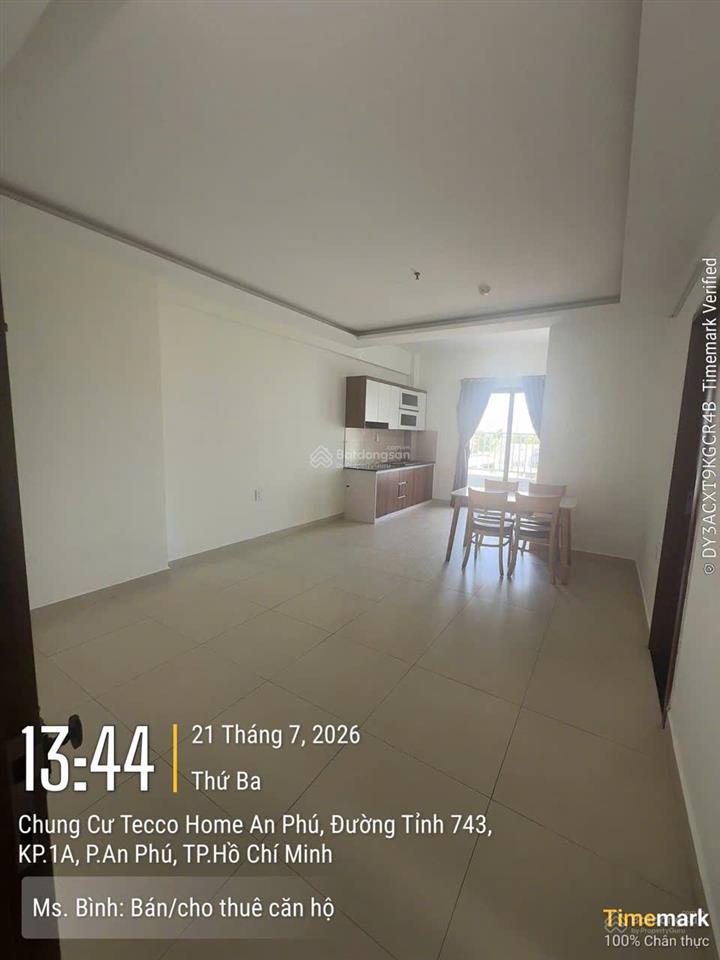 Bán căn 2pn 2wc nhà sẵn sổ tại tecco home ngay nhà ga metro s11 vòng xoay an phú, vsip 1 hỗ trợ vay