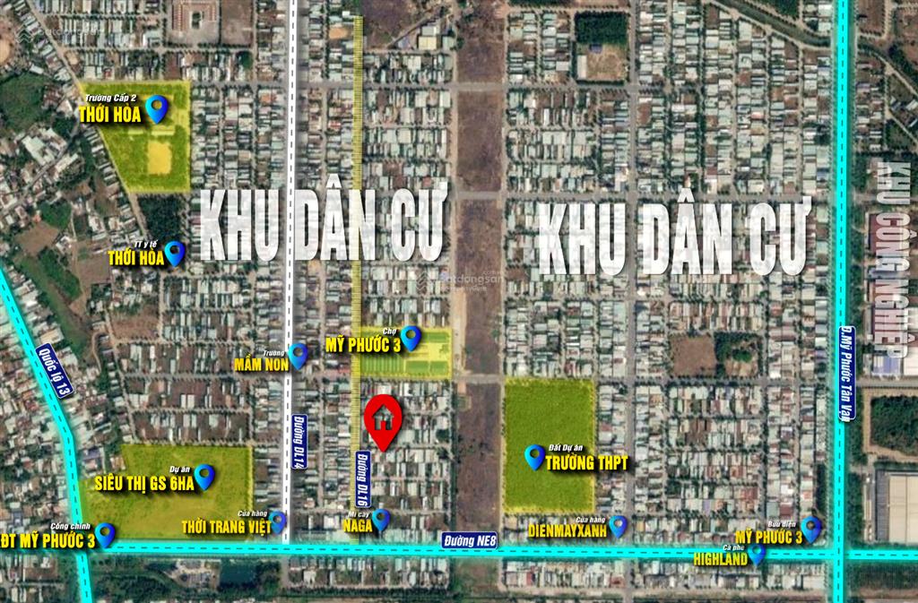 Dãy trọ 300m trung tâm mỹ phước 3 đang cho thuê kín phòng