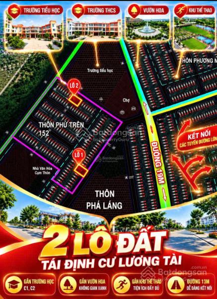 Hơn 2 tỷ sở hữu ngay đất tái định cư xã trung chính, huyện lương tài, bắc ninh 0986 287 ***