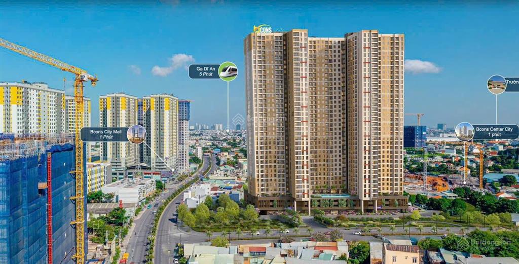 Bán căn hộ 2pn lãi cố định 4 năm 6.9% giá 2,5 tỷ thanh toán 5% ~ 125tr