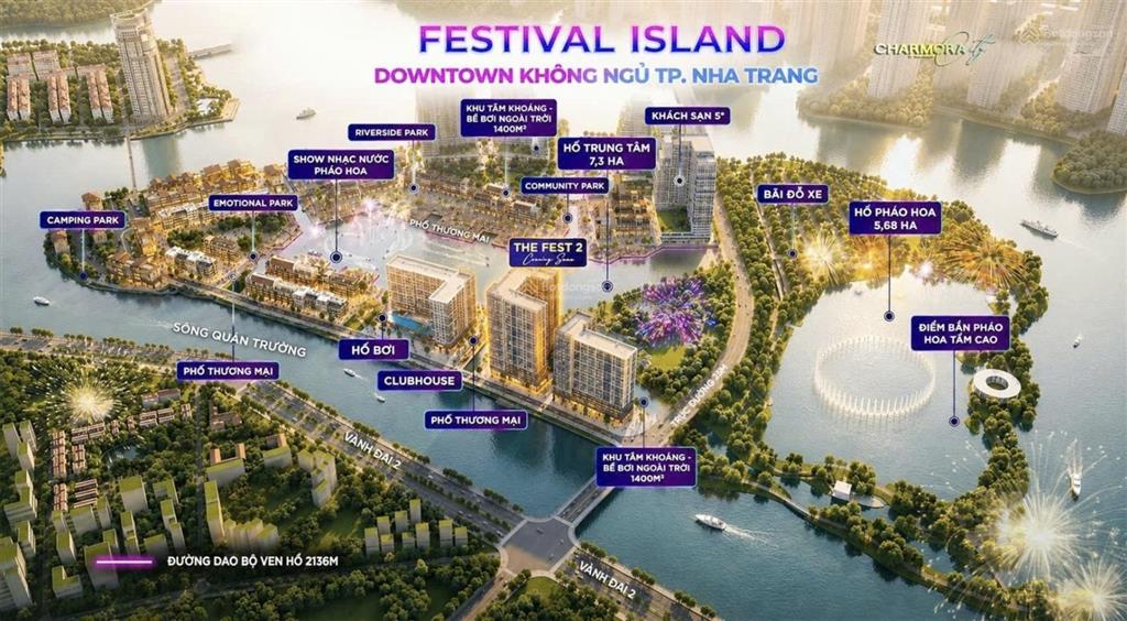 Hiếm có căn studio giá chỉ 1,6tỷ trực tiếp cđt, đối diện hồ pháo hoa và công viên trung tâm