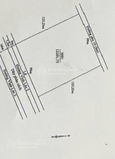 Bán đất 2 mặt tiền kcn vĩnh lộc 2 bến lức long an 12.200m², sổ hồng riêng, 260 usd/m²