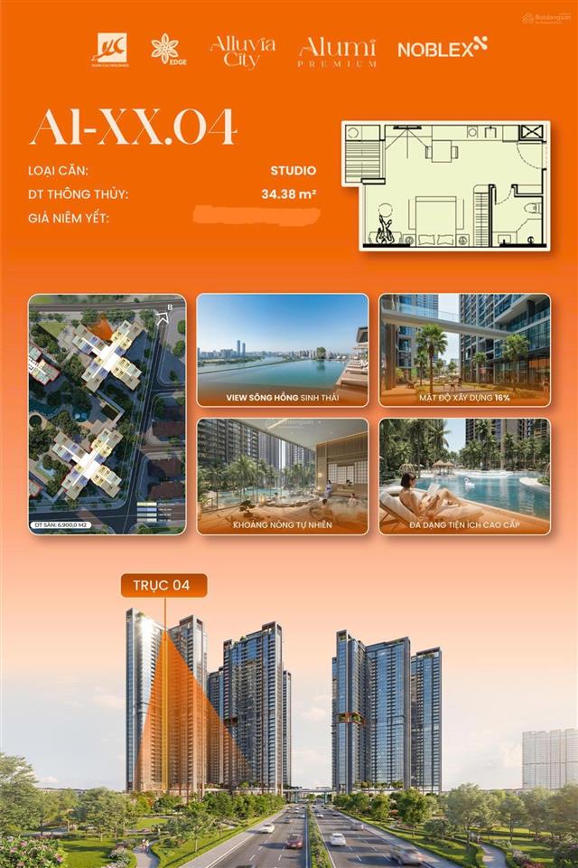 Chính chủ cắt lỗ 2xxtr căn studio hoa hậu alumi