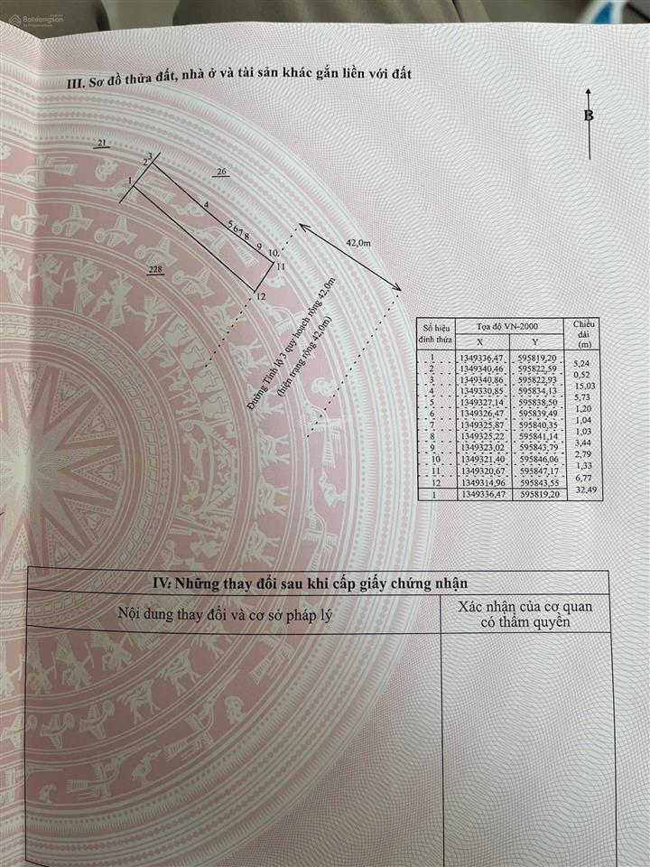 Bán đất. ngang gần 7m. mặt tiền tỉnh lộ 3, thôn phước sơn, phước đồng, nha trang, khánh hoà