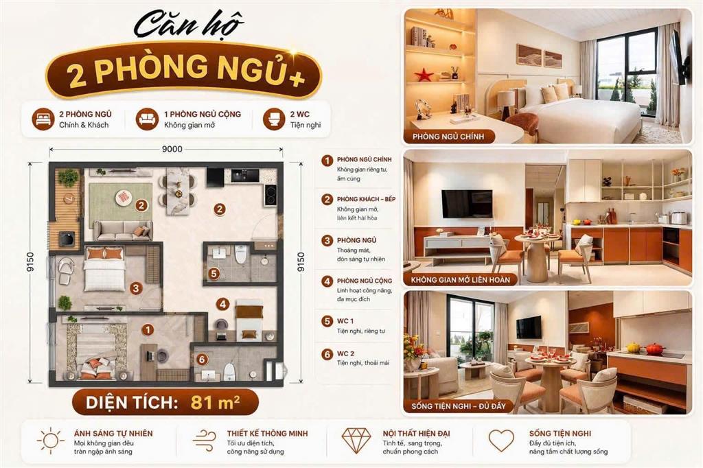 Giá rẻ, chỉ 5.638 tỷ all in, căn 2pn +, view sun world, trực diện biển đông nam. 0914 541 ***