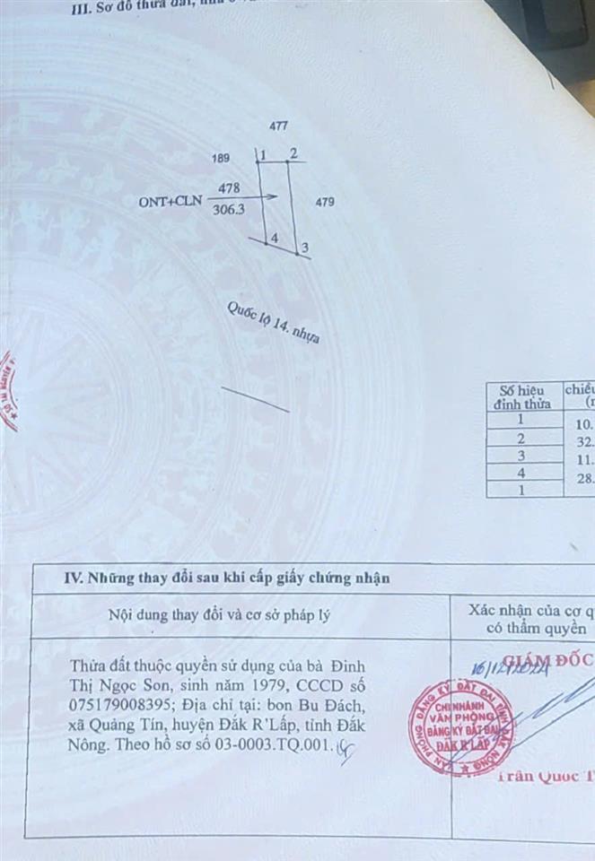 BÁN LÔ ĐẤT TRUNG TÂM XÃ QUẢNG TÍN – MẶT ĐƯỜNG QUỐC LỘ