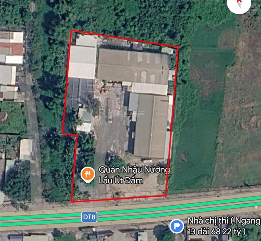 Bán nhà xưởng 5.559m2 mặt tiền tỉnh lộ 8 bình mỹ củ chi