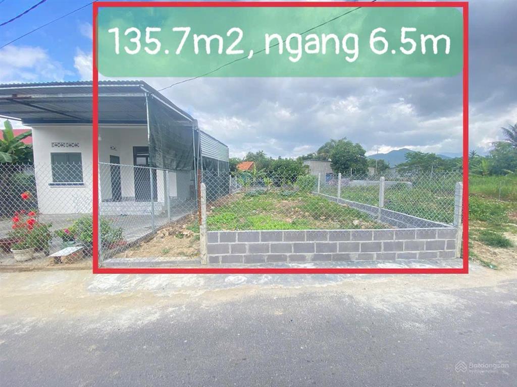 Bán đất (135.7m2, ngang 6.5m) mặt đường thành hồ 2, diên phước. giá 1.26 tỷ, gần tỉnh lộ 8 chỉ 400m
