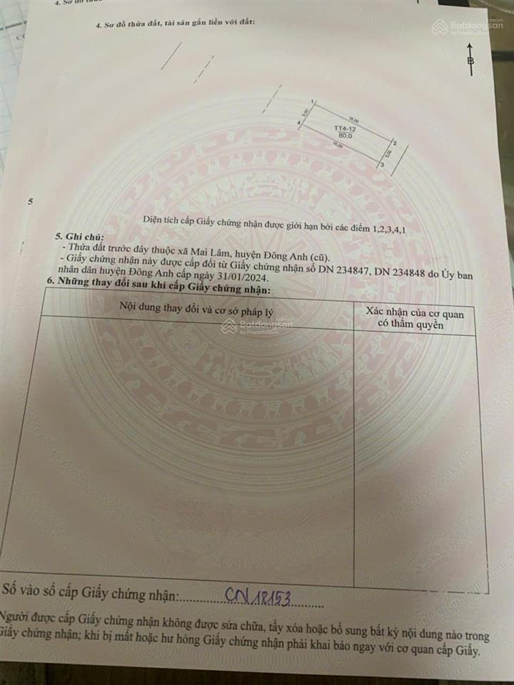 Bán đất trục chính kinh doanh mai hiên mai lâm đông anh hà nội